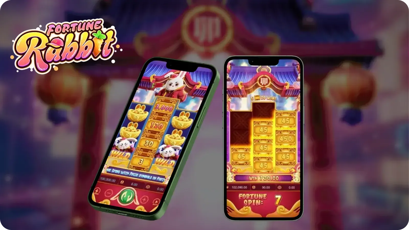 Fortune Rabbit Design e Efeitos Visuais